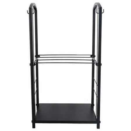 Stojak na drewno kominkowe regał metalowy akcesoria do kominka