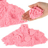 Piasek sensoryczny dla dzieci 1kg w woreczku różowy