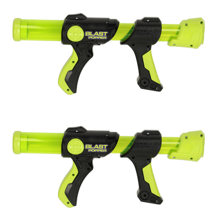Pistolet na kulki piankowe zestaw +  maska ochronna 2 szt.
