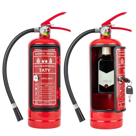 Gaśnica Mini Barek - Prezent dla Taty - schowek na alkohol - skrytka - sejf