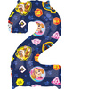 Balon foliowy Cyfra 2 Psi Patrol 43cm x 66 cm