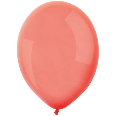 Balony lateksowe Czerwone, Decorator Macaron Strawberry 28cm, 50 szt.