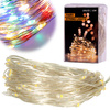 Lampki LED druciki dekoracyjne świąteczne choinkowe 10m 100LED multikolor