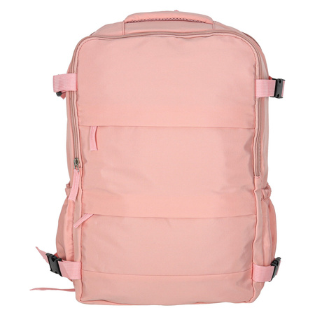 Plecak podróżny turystyczny bagaż różowy 45x30 cm