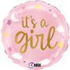 Balon Foliowy - Różowy It's A Girl 46cm