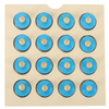 Gra planszowa memory montessori zestaw puzzle drewniane 4 karty