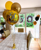 Balon foliowy urodzinowy 50th Birthday, złoty, 45cm