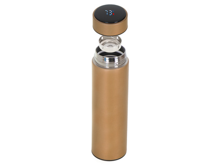 Kubek termiczny termos smart LED 500ml złoty
