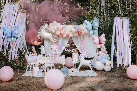 Balony foliowe do girland Motylki, 19x23 cm, 21szt