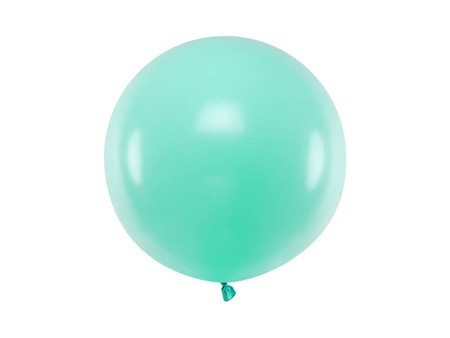 Balon lateksowy Gigant, Miętowy, Pastel Light Mint, 60 cm, 1szt