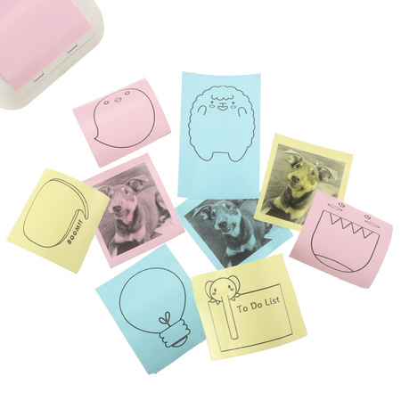 Rolki termiczne papier do drukarki aparatu 5,7cm x 3m 3 sztuki kolorowe