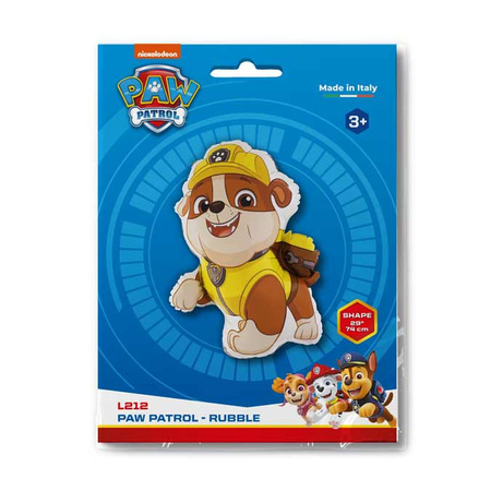 Balon foliowy Rubble Psi Patrol, 74cm pakowany