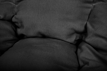 Poduszka LUARO na huśtawkę wiszącą bocianie gniazdo XXL czarna