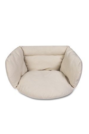 Poduszka LUARO na huśtawkę wiszącą bocianie gniazdo miękka ecru