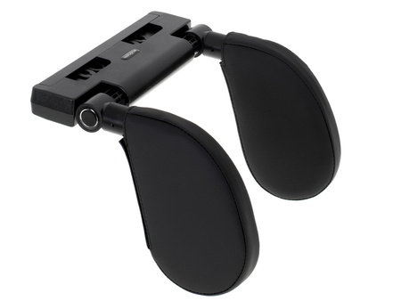 Zagłówek samochodowy poduszka podróżna oparcie na głowę szyje do samochodu regulowane czarny