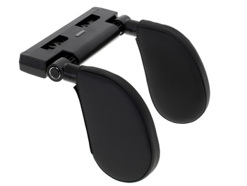 Zagłówek samochodowy poduszka podróżna oparcie na głowę szyje do samochodu regulowane czarny