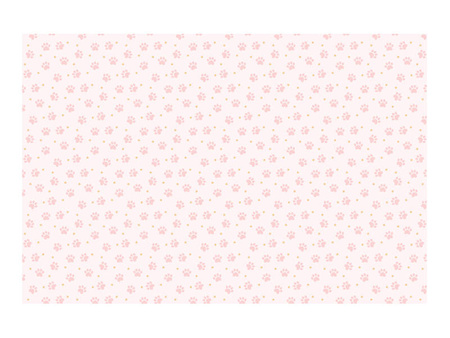 Obrus papierowy Łapki, 180x120 cm