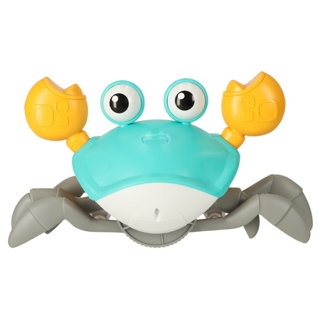 Krab uciekający pełzający czujnik interaktywna akumulator USB zielony