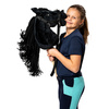 Zestaw Skippi - Hobby Horse czarny i dodatkowy kantar - czerwony