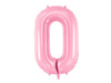 Balon foliowy Cyfra 0, 86cm, różowy