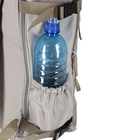 Plecak podróżny turystyczny bagaż szary 45x30 cm