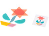Układanka drewniana Tangram montessori kolorowa mozaika kształty 180 el.