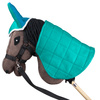 Zestaw Skippi - Hobby Horse Gniady - Derka i nauszniki - mięta i niebieski