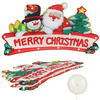 Lampki LED wisząca dekoracja okna świąteczna Merry Christmas XXL 45cm
