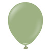 Balony lateksowe Eucalyptus, zielony 13 cm, 100 szt.
