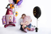 Balon foliowy Hocus Pocus, halloween 45 cm, różowy