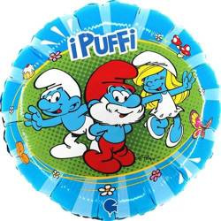 Balon foliowy Smerfy Grabo, 46cm