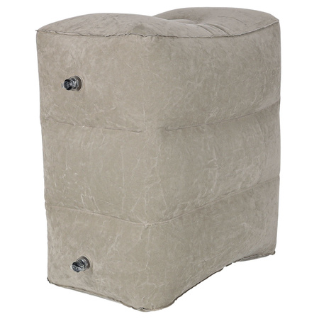 Podnóżek nadmuchiwany pod nogi puf turystyczny 3 poziomy wysokości