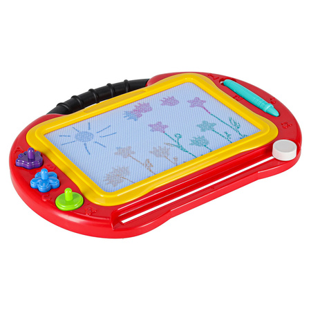 Tablica magnetyczna edukacyjna znikopis stolik do rysowania stempelki