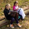 Hobby horse koń na patyku kiju dla dziecka duży A3