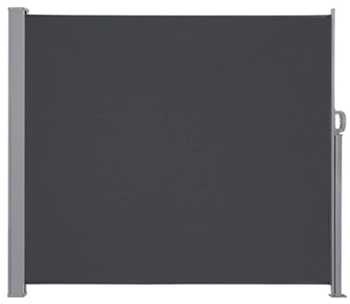 Markiza boczna tarasowa LUARO parawan zwijany 160 x 300 cm szary