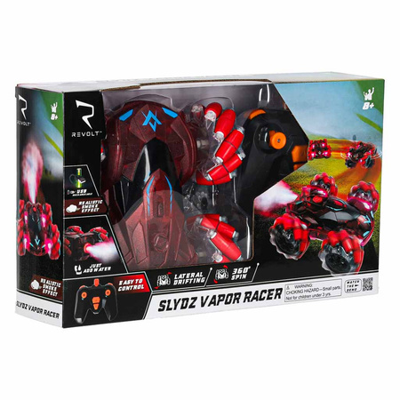 Samochód zdalnie sterowany na pilota Drift Off-Road REVOLT Slydz Vapor Racer 360 czerwony