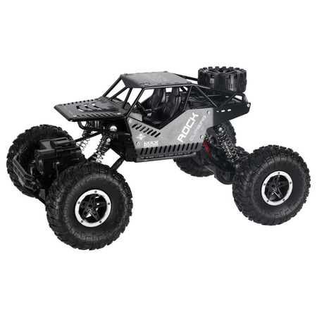 Samochód zdalnie sterowany na pilota RC Rock Crawler 4x4 LHC012 auto 2w1 czarny