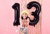 Balon foliowy Cyfra 1 czarna, 86cm