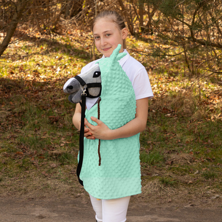Peleryna Skippi dla Hobby Horse - miętowy - prezent dla dziewczynki