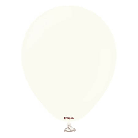 Balony lateksowe Kalisan Retro White, biały, 30cm, XXL 500 szt.