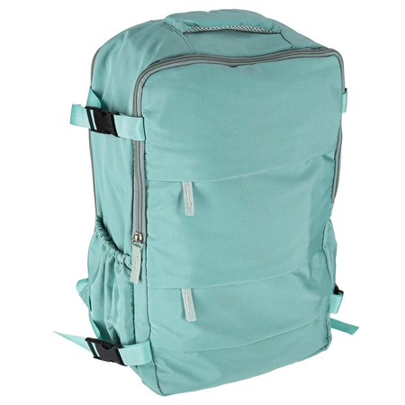 Plecak podróżny turystyczny bagaż zielony 45x30 cm