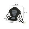 Siedzisko kajakowe krzesełko z oparciem do deski SUP