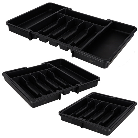 Organizer do szuflady wkład kuchenny na sztućce rozsuwany regulowany