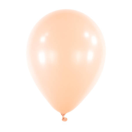 Balony lateksowe Brzoskwiniowe, Decorator Macaron Peach, 28cm, 50 szt.