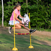Różowy Hobby Horse Skippi A5  - lekki i poręczny - prezent dla dziewczynki