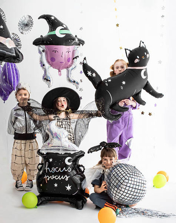 Balon foliowy Kot, halloween 96x95 cm