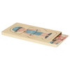 Puzzle drewniane warstwowe budowa ciała montessori chłopiec