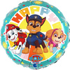 Balon foliowy Psi Patrol okrągły 46 cm, pakowany