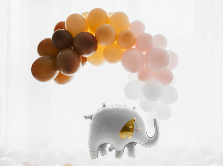 Balony lateksowe Strong, Brzoskwiniowy, Pastel Light Peach 30cm, 10 szt.