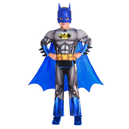 Strój, Kostium przebranie Batman niebieski Brave&Bold  4-6 lat